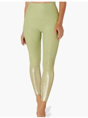 Beyond Yoga Sea Green Gold Ombré Leggings- M